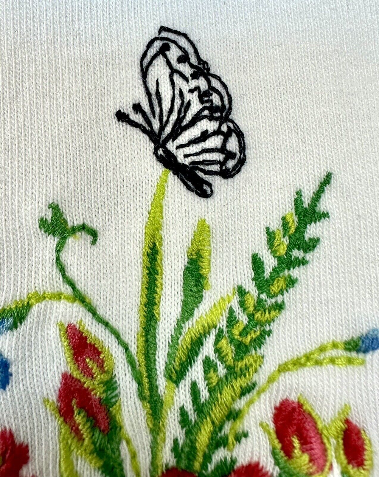Janie And Jack Embroidered White Puff Sleeve Top $29 6-12 Months