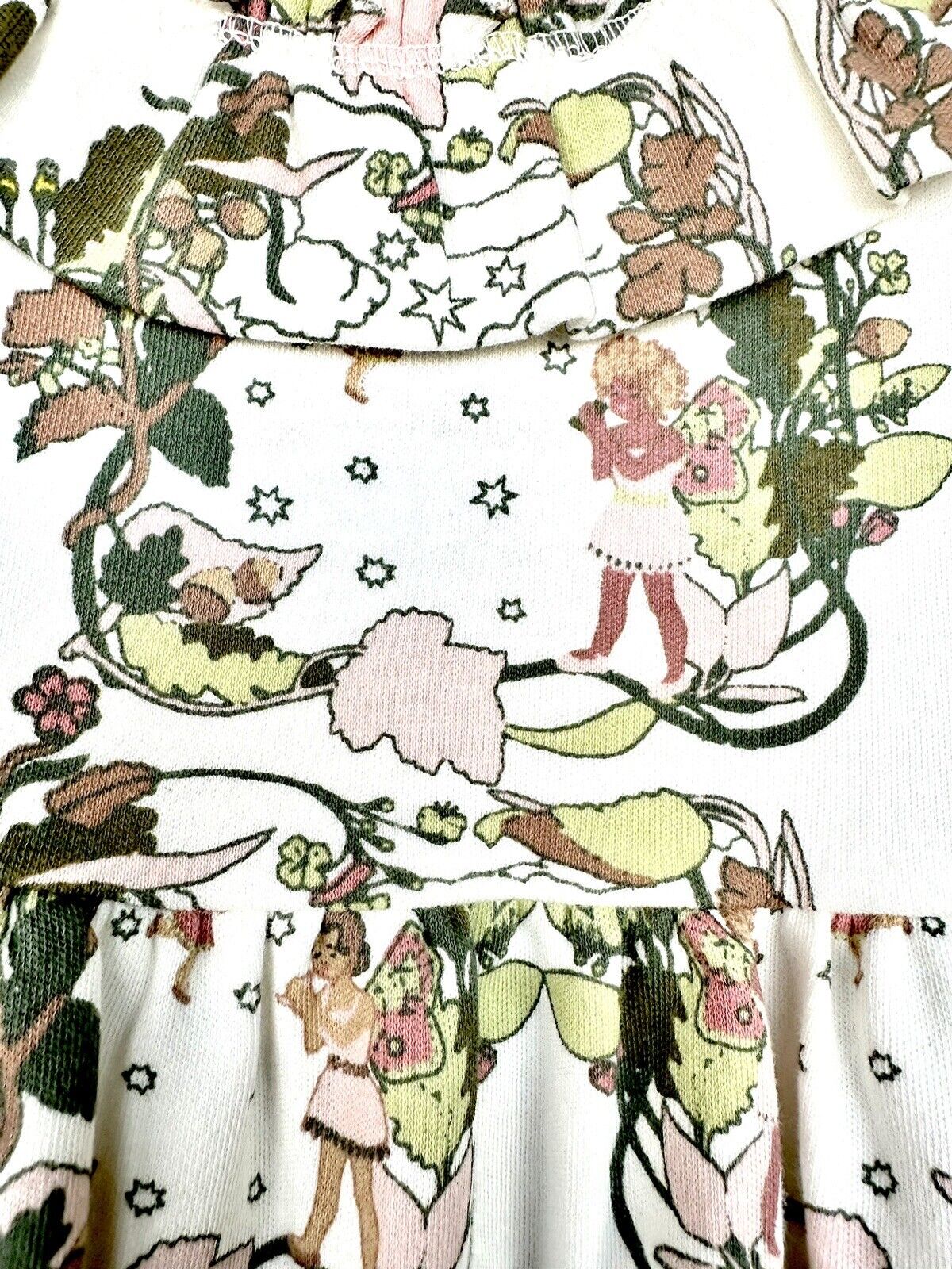 Kate Quinn Sleeveless Circle Ruffle Bubble Rose Fairies Retail $38 6-12 M