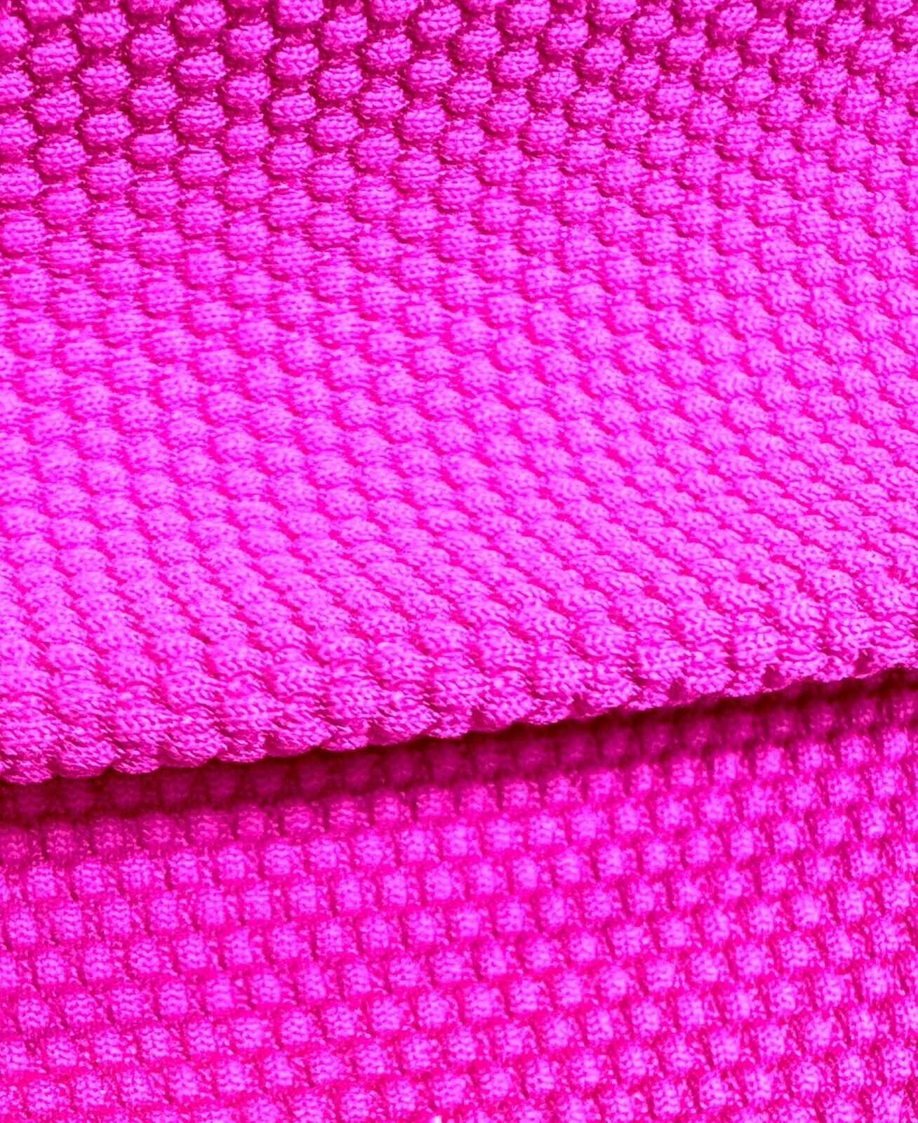 French Connection Fuchsia Swim Fold Over Bottoms Retail $48 Size S Textured Bead