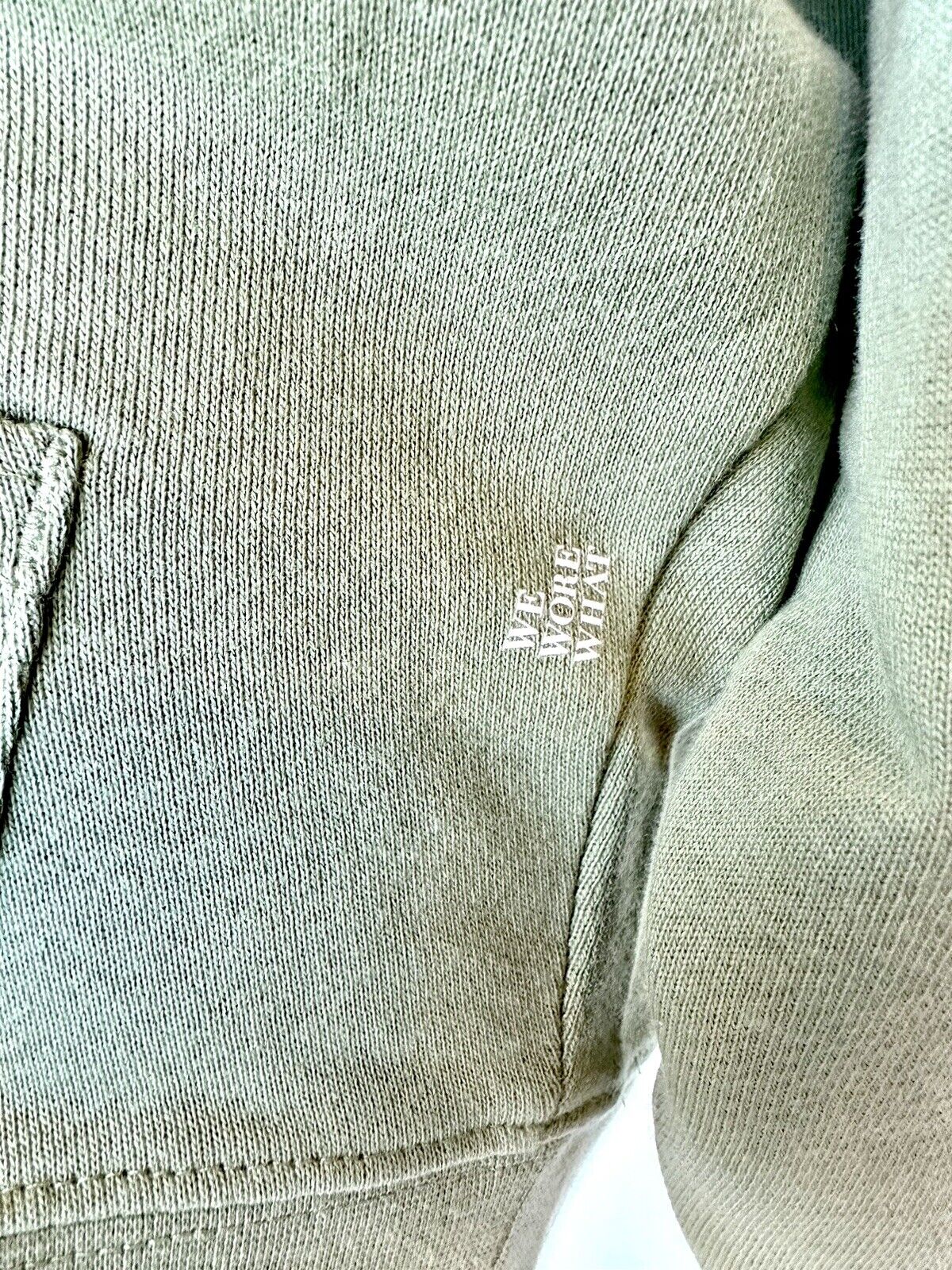 We Wore What Sage Green Oversized Hoodie Retails $110 Size Small NWT