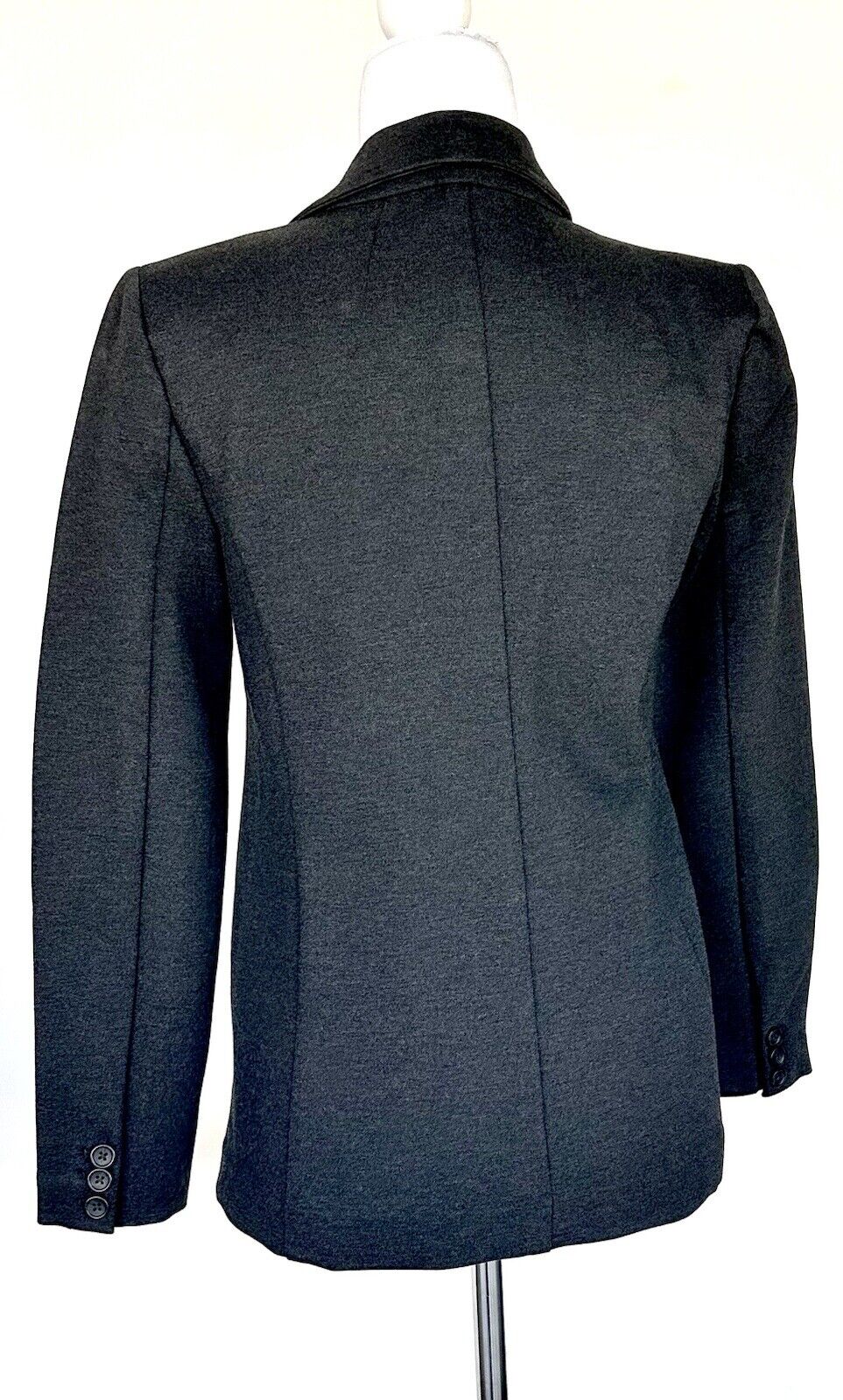 JCREW $148 Ponte Single Button Work Blazer in Carbon Size 0 NWT Retail $148