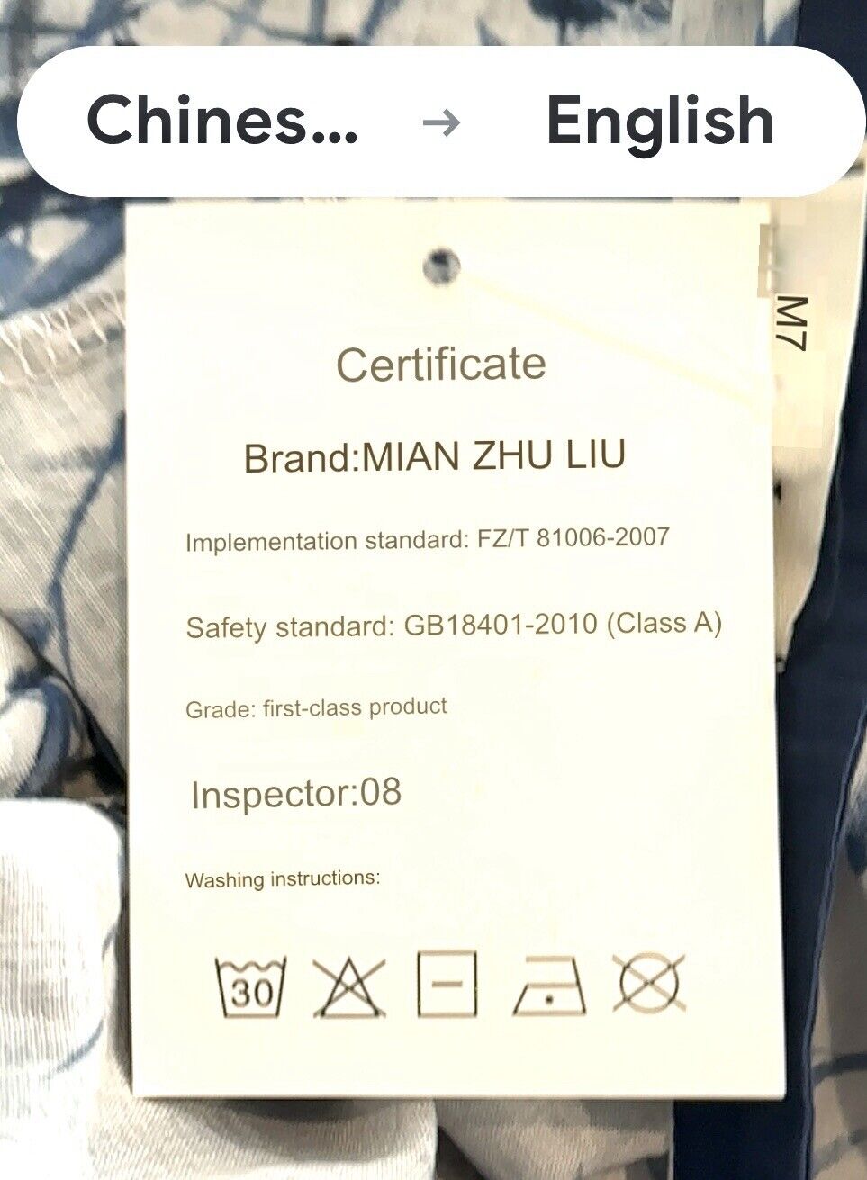 Asian Kimon Tunic Style Cover Up Size S/M Gray Blue Pink Bamboo Print