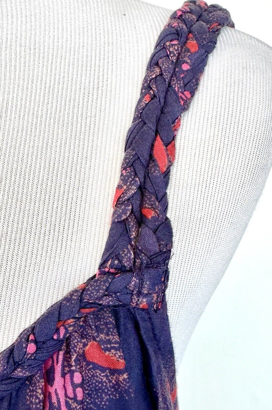 Sundance Rama Sleeveless Dress Braided Straps 100% Indian Cotton Retail $118 XS