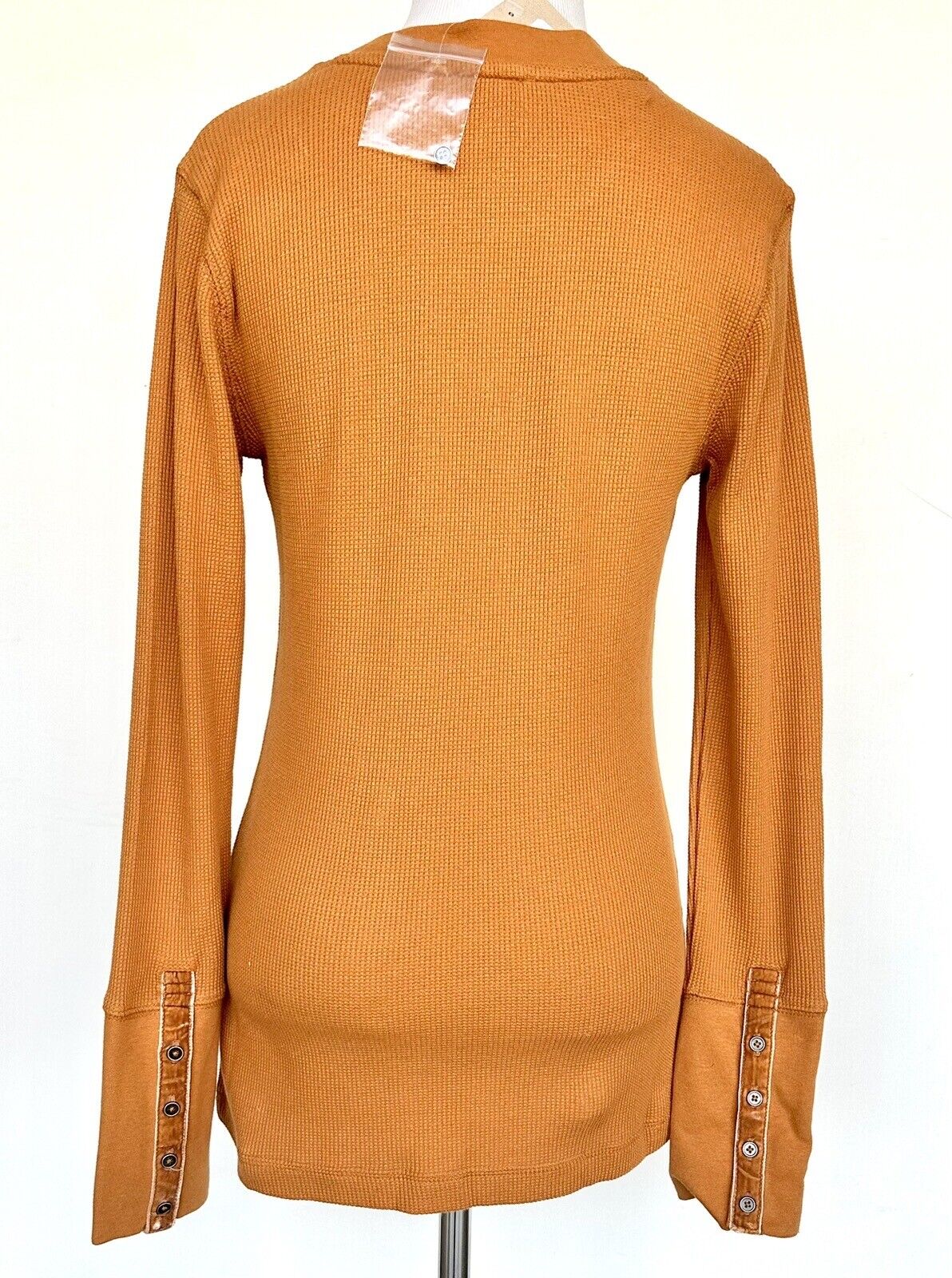 Sundance Velvet Trim Sleeve Crew Top. Retails $62 Price $42 NWT Size XS