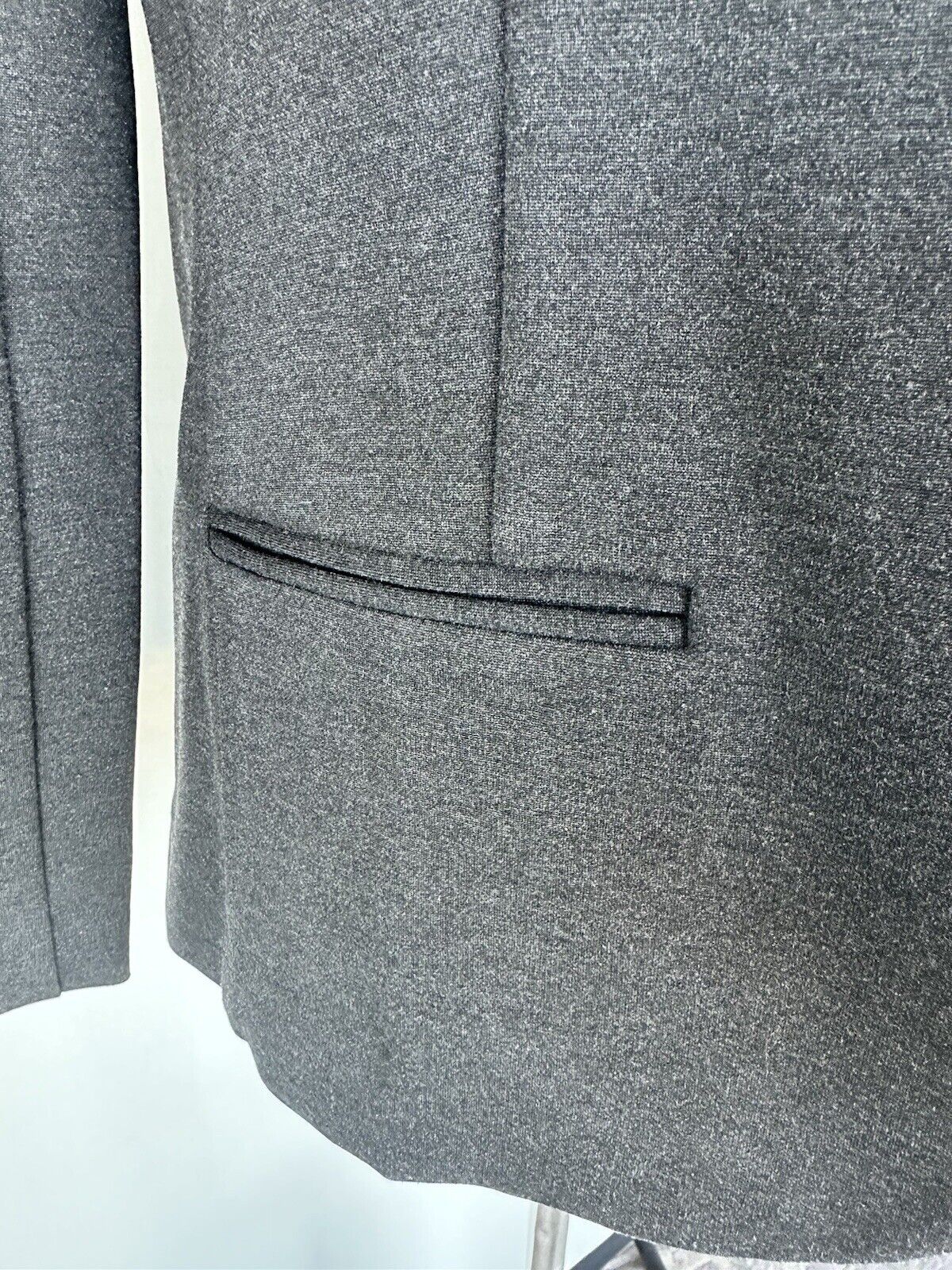 JCREW $148 Ponte Single Button Work Blazer in Carbon Size 0 NWT Retail $148