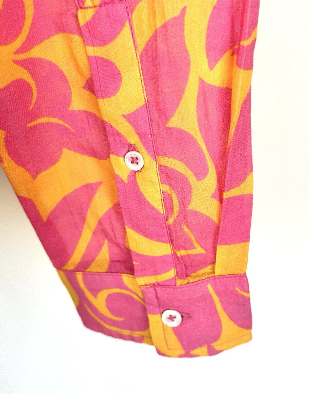 Sundance Natures Joy Shirt Pink Orange Size PXXS Retail $98 NWT