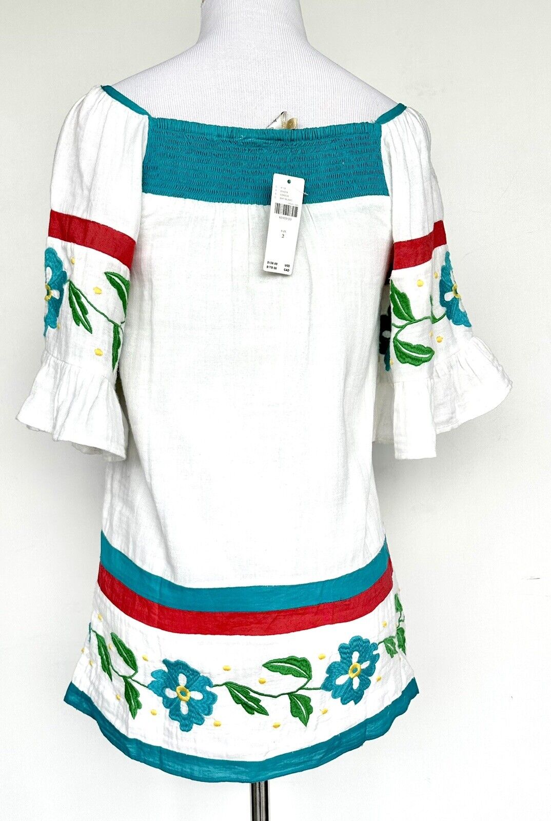 NWT Anthropologie Seen Worn Kept boho embroidered Top Retail $158 Price $92 Sz 2