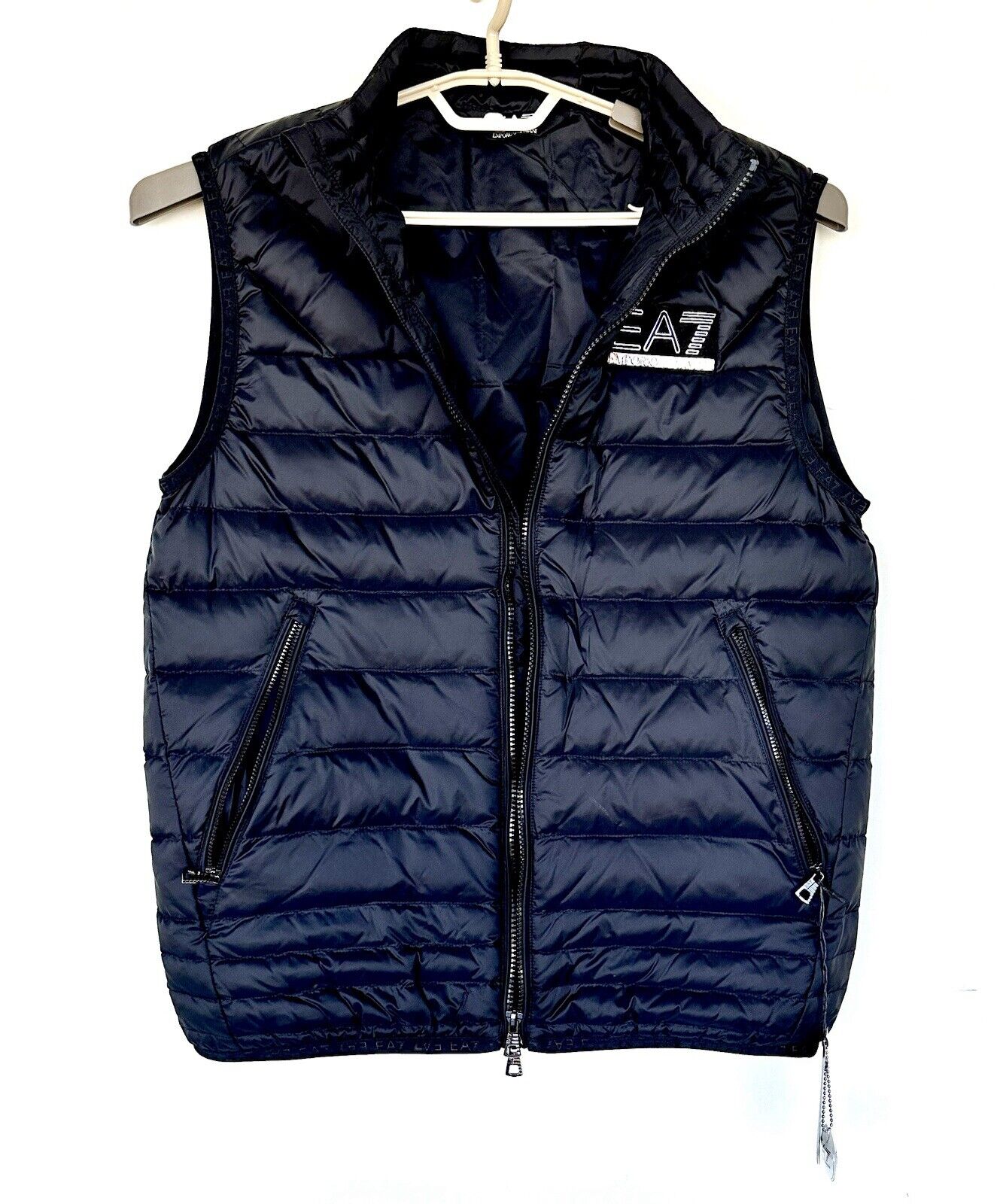 Emporio  Armani Puffa Vest EA7 Small Black Retail $345