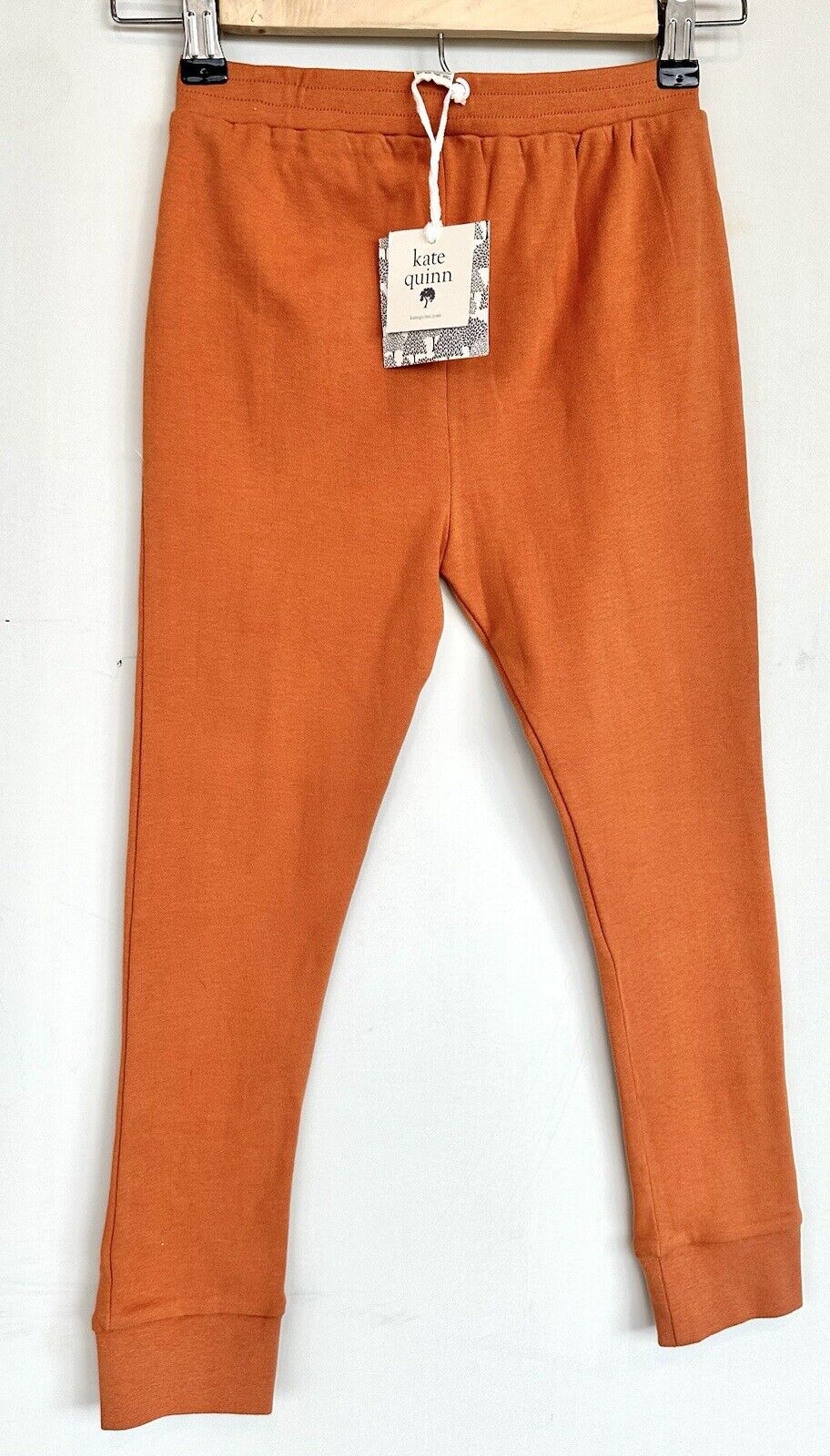 Kate Quinn Caramel Cuffed Jogger Pants Price $28 100% Organic Cotton NWT Age 6