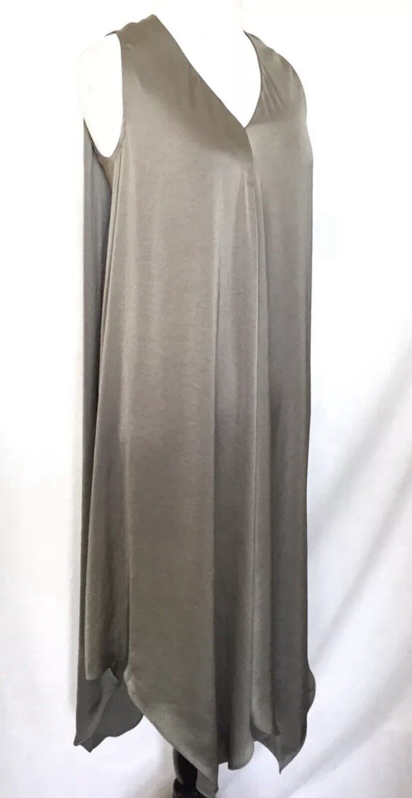 AllSaints Blaze Steel Grey Silky Dress.Retail $308 Price $125All Saints Size 0