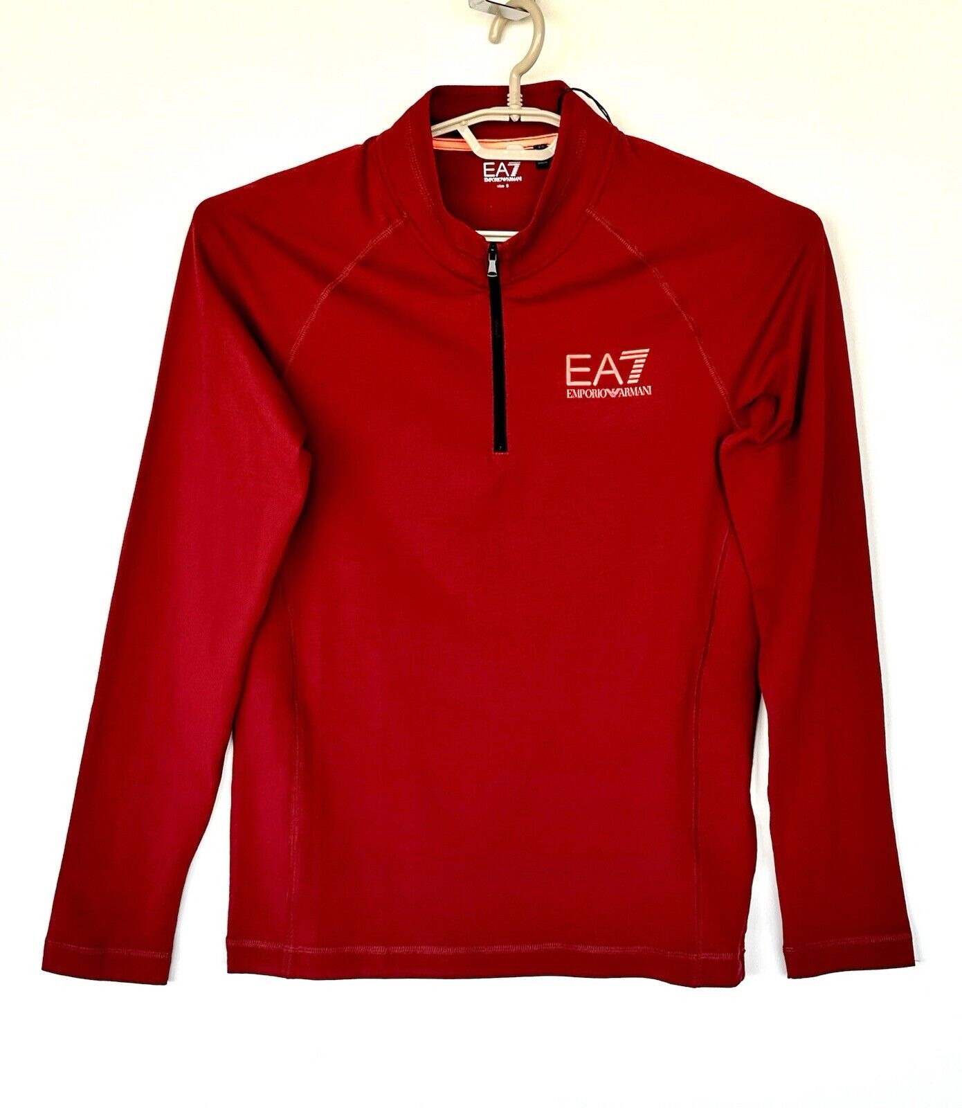 Emporio Armani Long Sleeve Men Zip Top EA7 Retail $125 Small