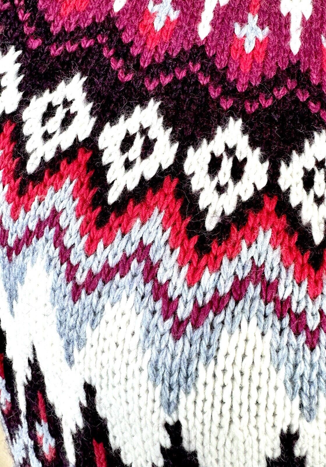 Sundance Elouise Fairisle Sweater Retails $148 Price $64 XS NWT Cotton Wool Mix