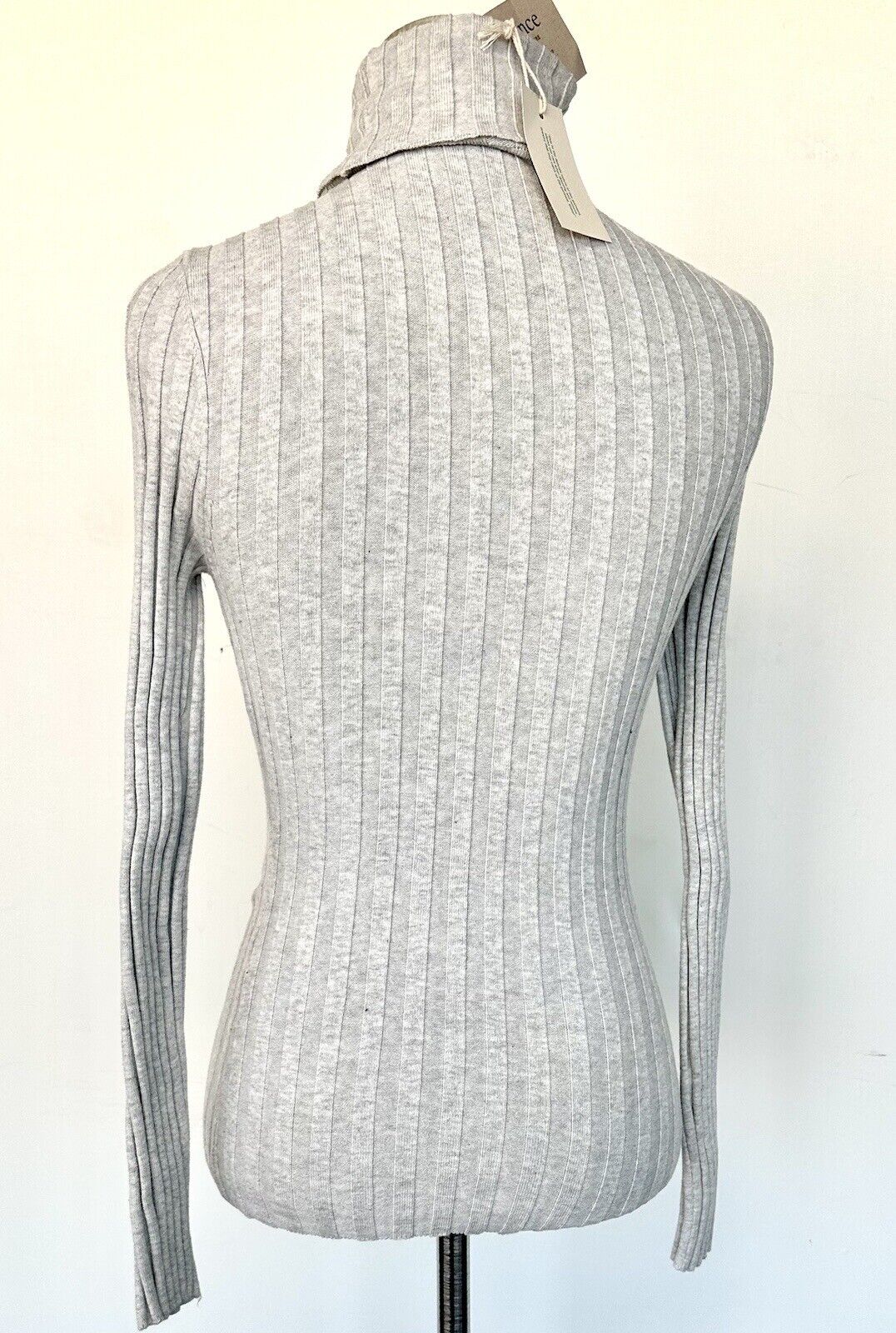 Sundance Legends Turtleneck Sweater Retail $88 PXXS Heather Gray NWT