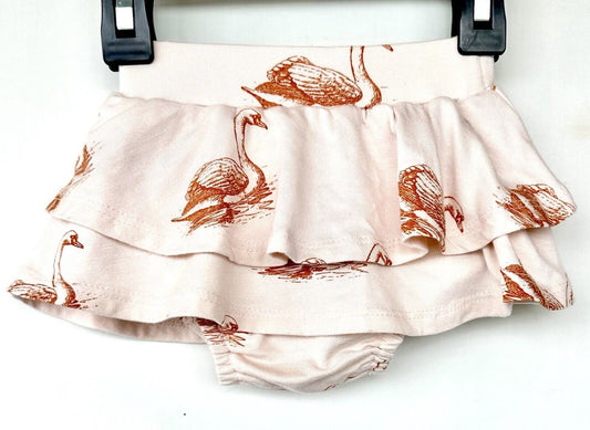 Kate Quinn Soft Modal Skirted Bloomer Retail $28 0-3 M Swan Design