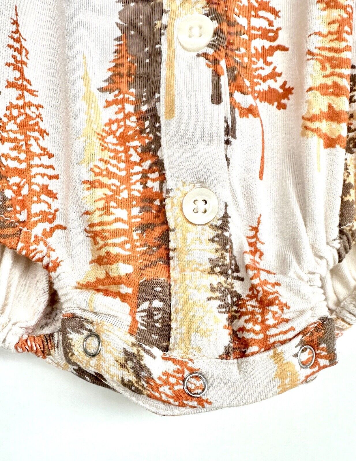 Kate Quinn Country Bubble Romper Sunset Pine NWT 3-6 M Soft Modal Spandex