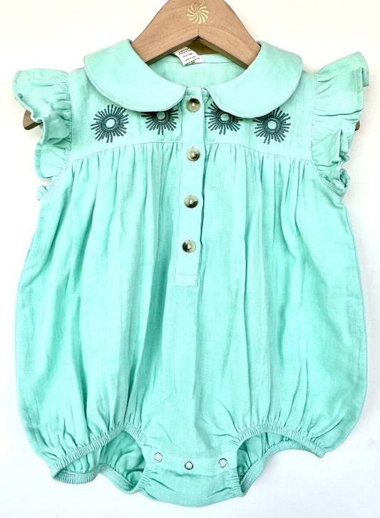 Kate Quinn Embroidered Bubble Organic Cotton Gauze. Price $24 18-24 M New