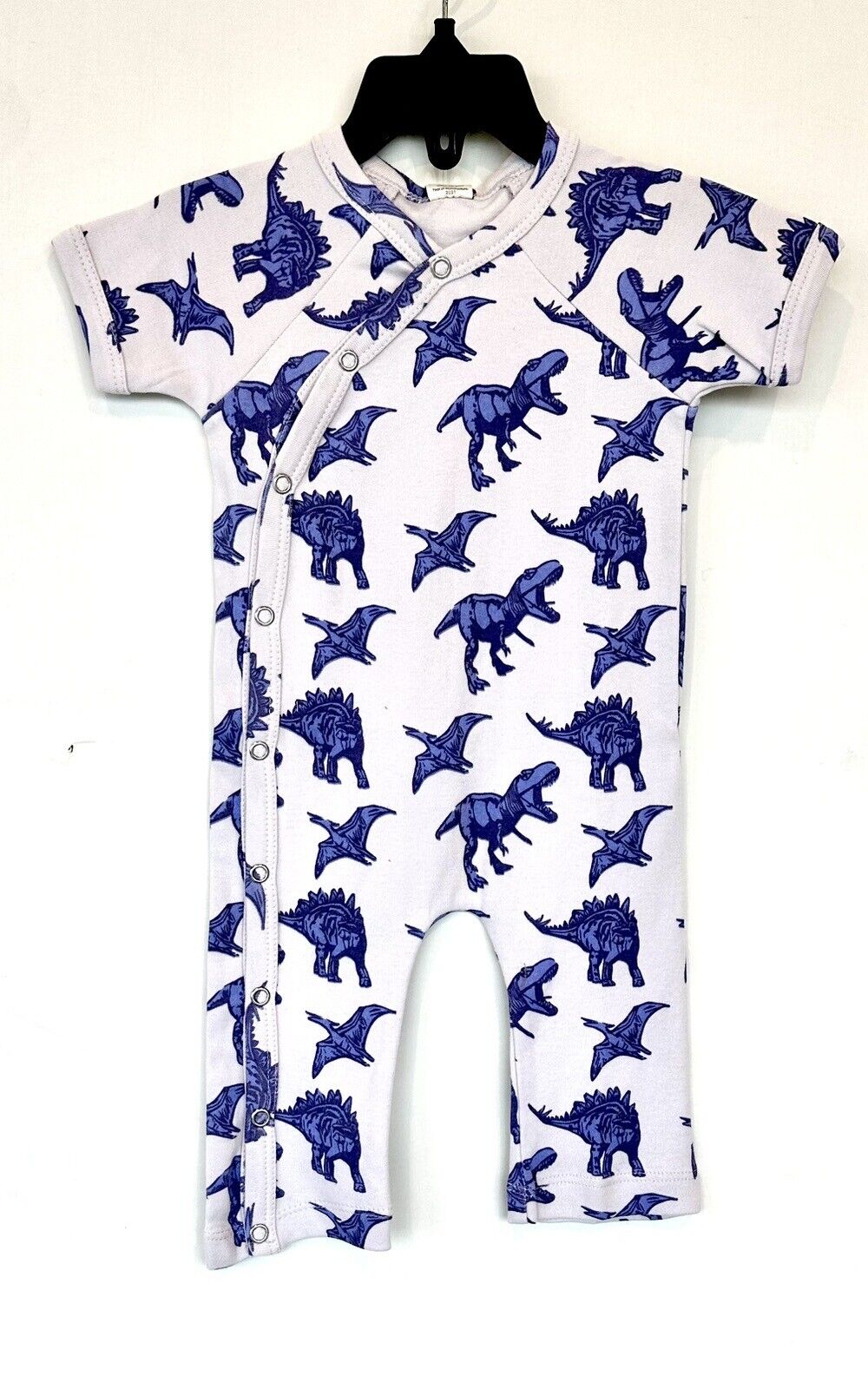 Kate Quinn SS Kimono Style Jumpsuit Organic Cotton Dinosaur 3-6 M Retail $38