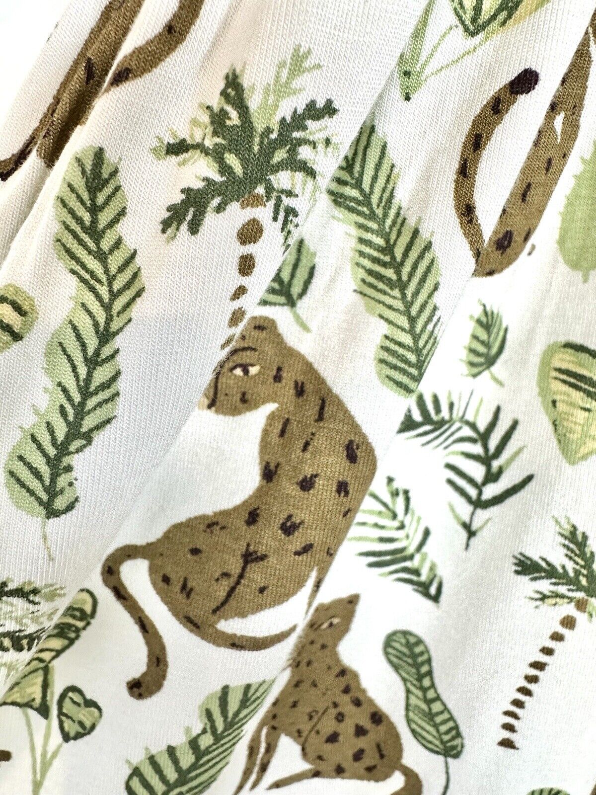 Kate Quinn Jungle Leopard Dress Soft Viscose Bamboo Fabric Retails $44 3-6 M