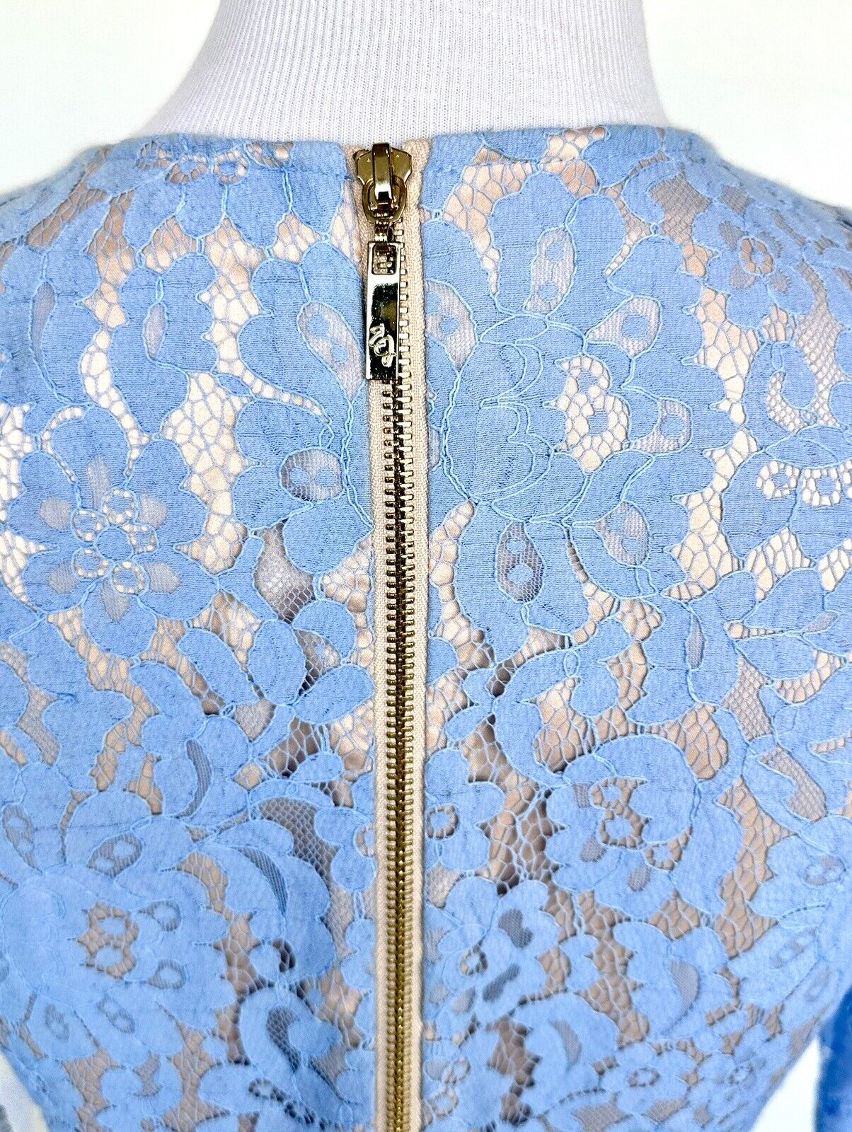 Eliza J Pink Blue Lace Dress NWT Retails $158 Price $79 Size 2P