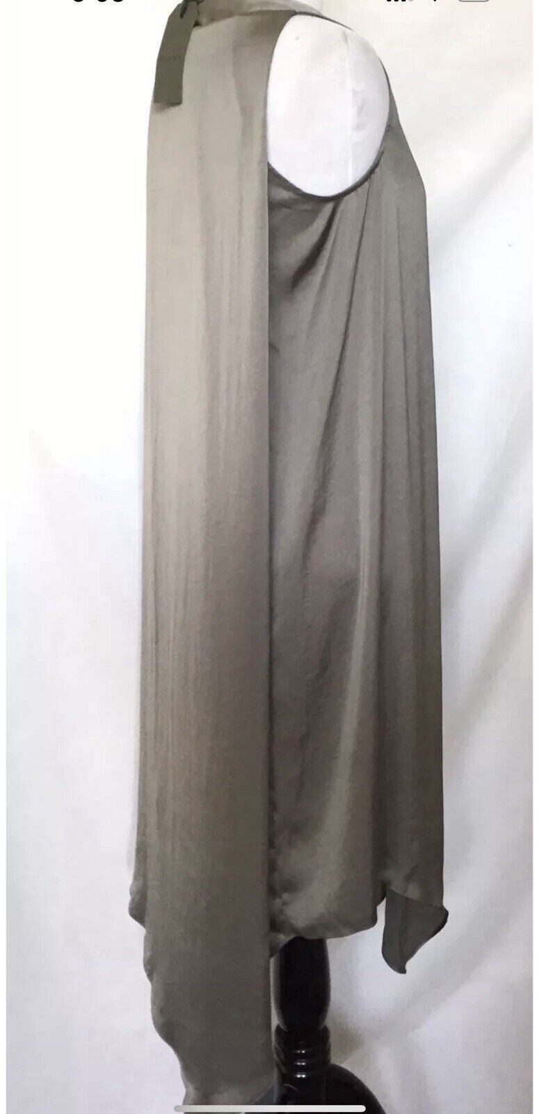 AllSaints Blaze Steel Grey Silky Dress.Retail $308 Price $125All Saints Size 0