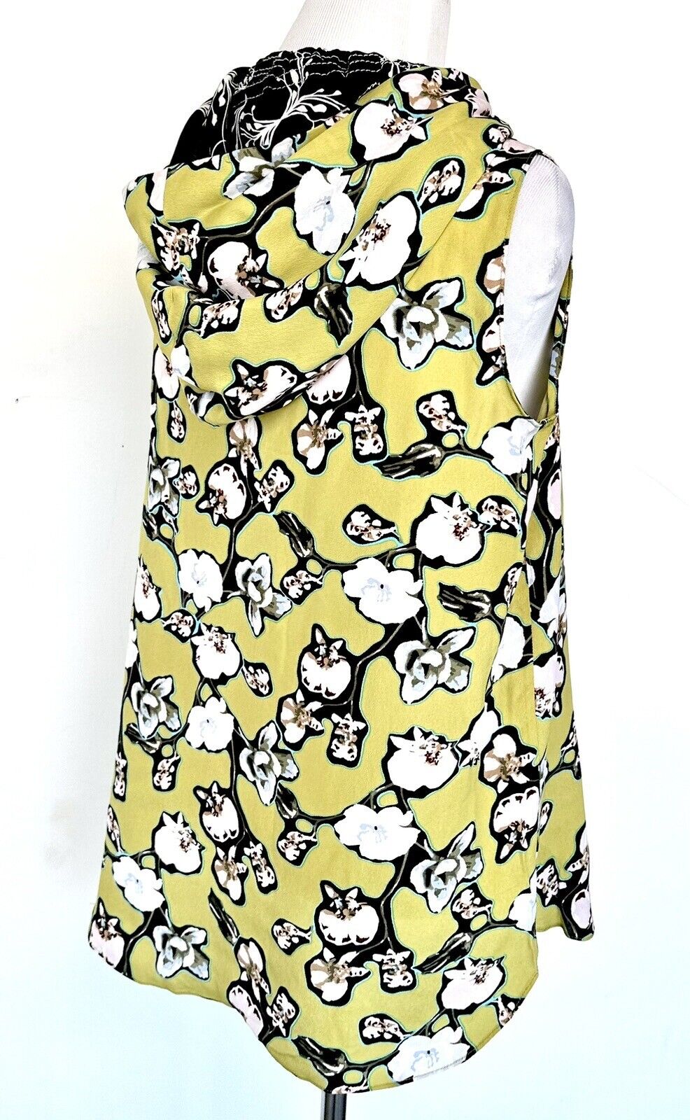 Dorothee Shaumacher Silk Mix Hoody Daydream Meadow Blouse Retail $317 Size 3 (M)