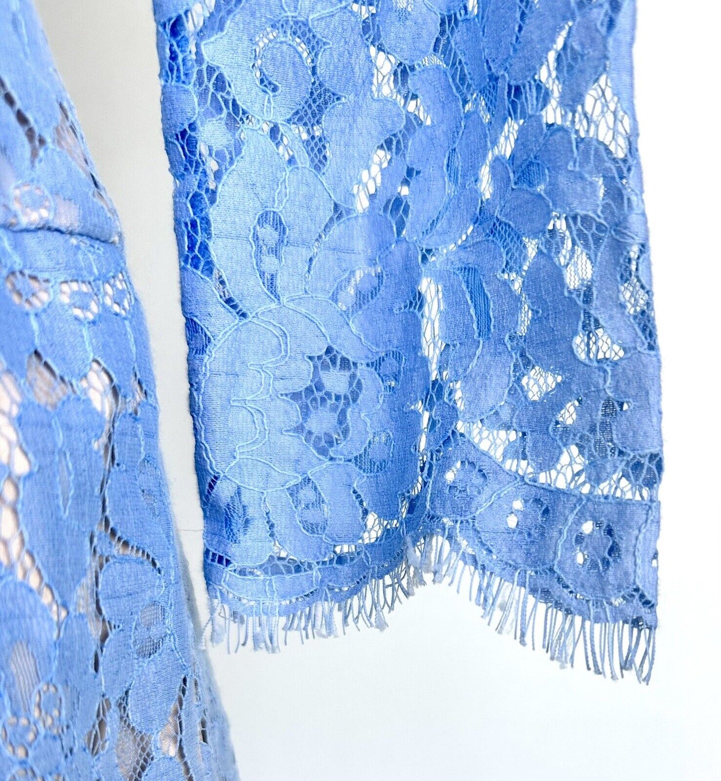 Eliza J Pink Blue Lace Dress NWT Retails $158 Price $79 Size 2P