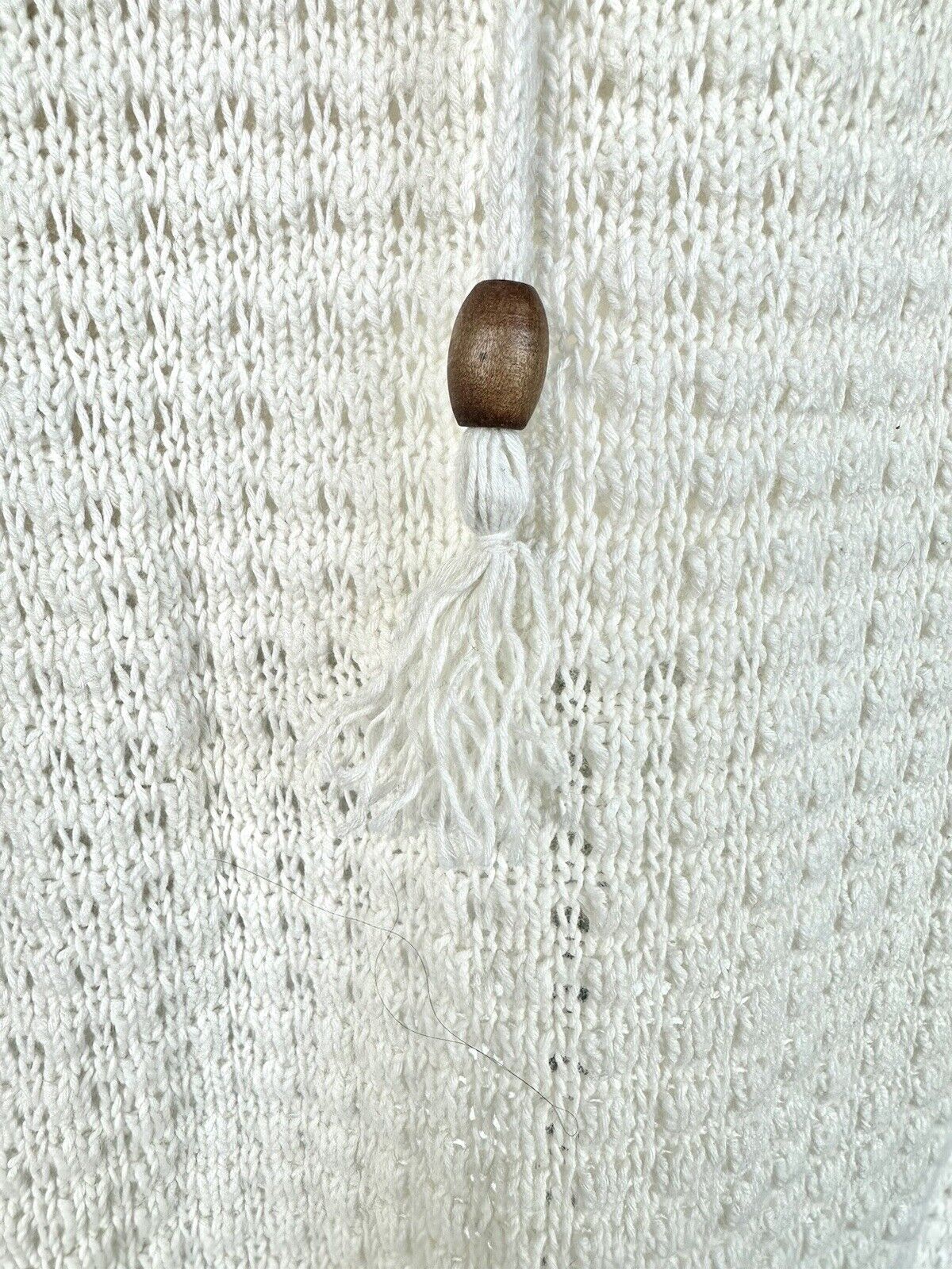 Sundance Medora Crochet Knit Cover Up Retails $148 XS Linen Cotton