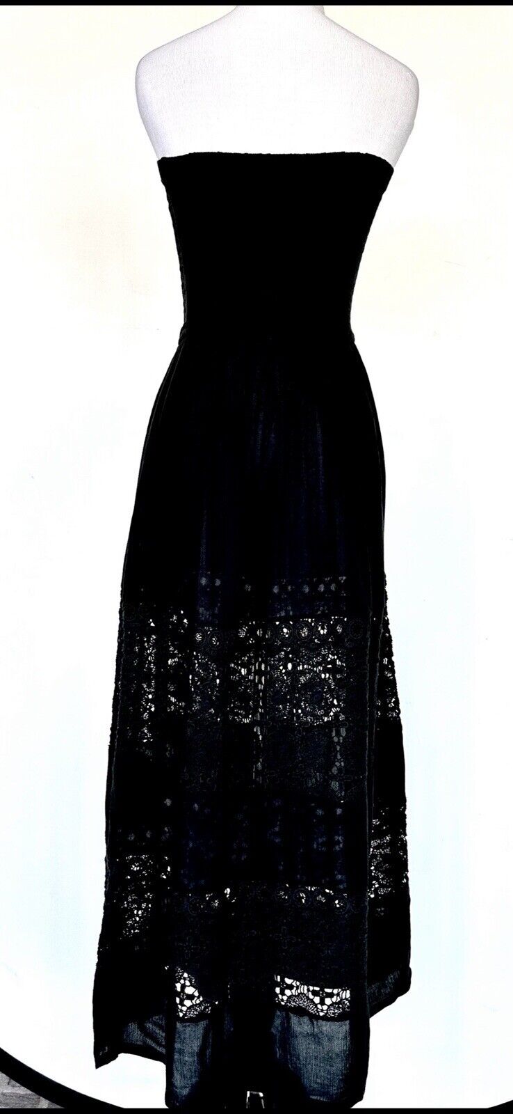 Chelsea 28 Farrah Smocked Strapless Cover Up Dress XXS