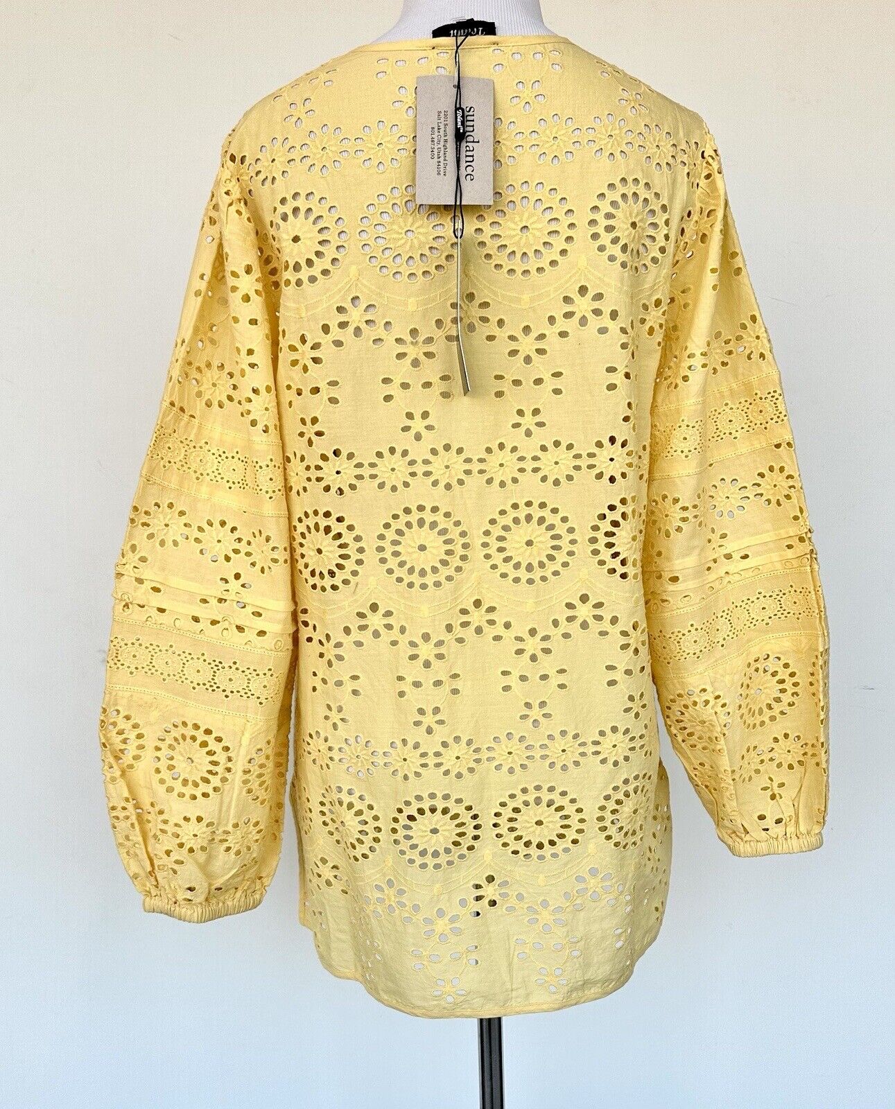 Sundance Tolani Saylor Eyelet Blouse. Retails $128 Price $48 NWT Size S