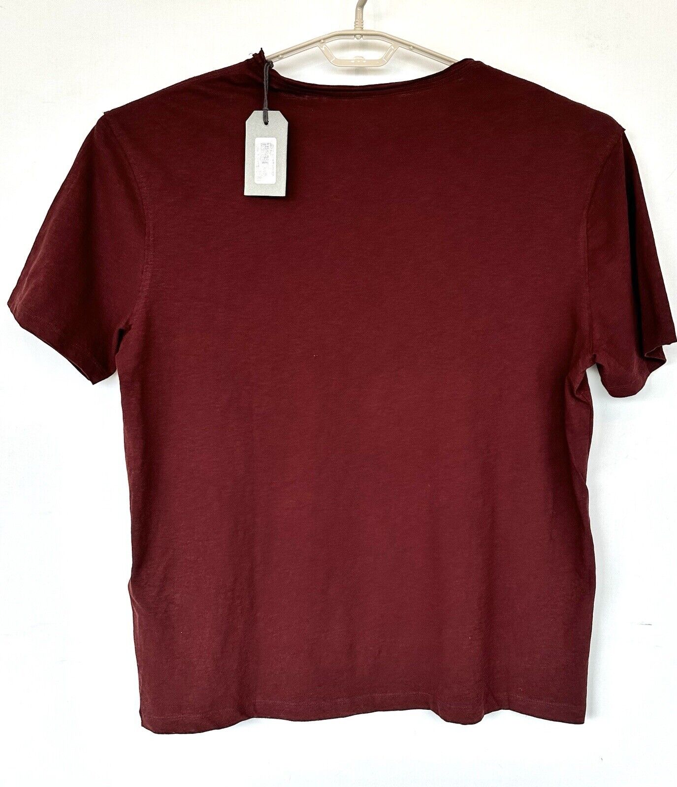 AllSaints Digit Mens Tee XXL Burnt Red Retails $55 New