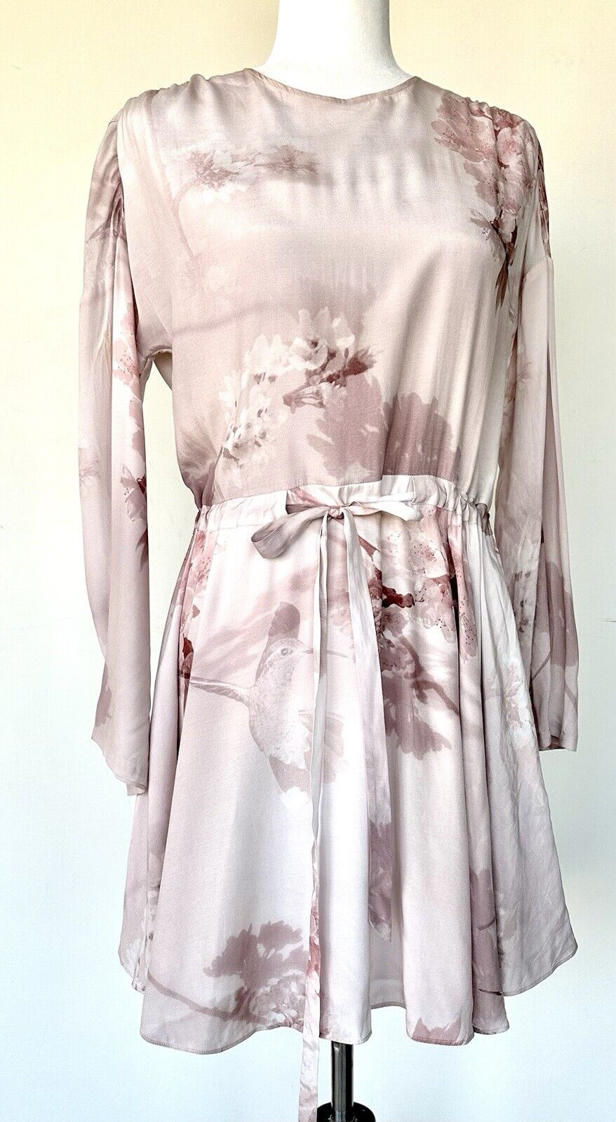 Allsaints Cassandra Ume Dress Lenzing Dress Size 0 Retails $299 NWT Blush Pink