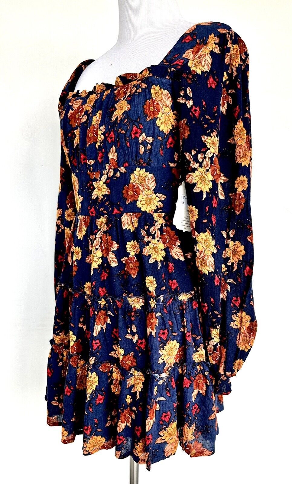 Alter’d State Tiered Dress Smocked Back Ruched Front Retails $79.99 Price $55 XS