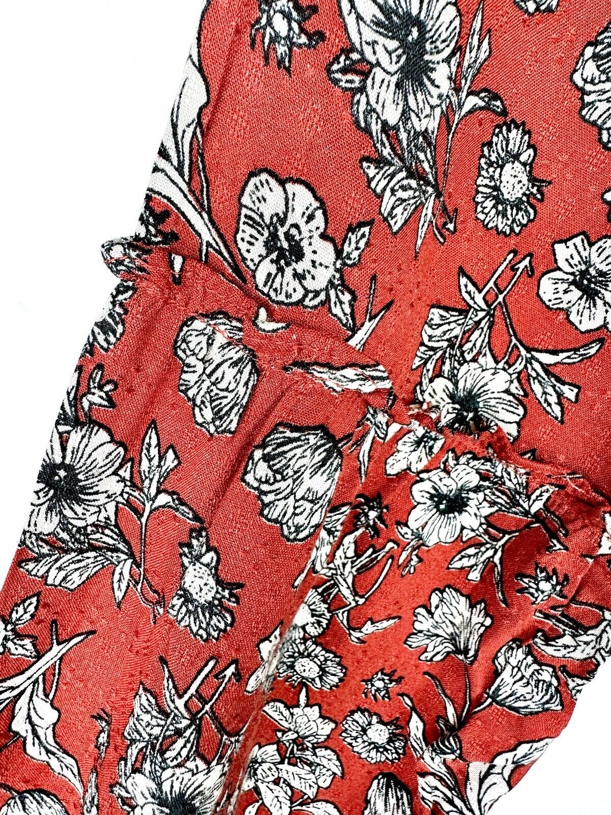 Superdry Richelle Dress LS NWT Ruby Floral Crochet Detail $69.95 US 12