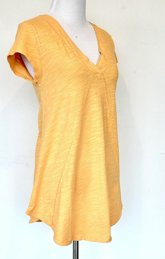 NWT Sundance Catalog Saffron Short Sleeve Everyday Essential Tee XS Retail $58