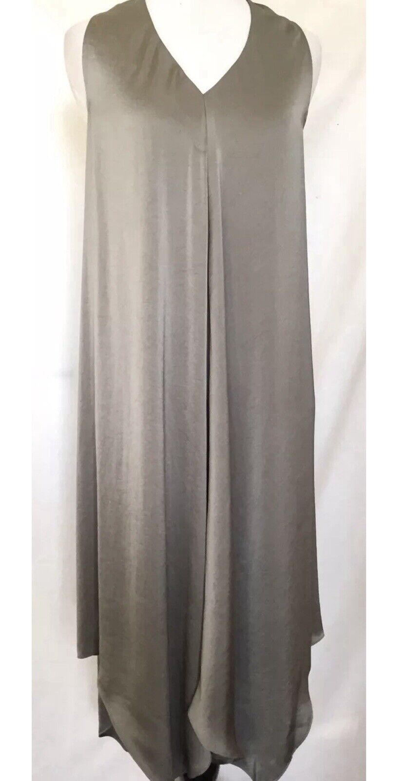 AllSaints Blaze Steel Grey Silky Dress.Retail $308 Price $125All Saints Size 0