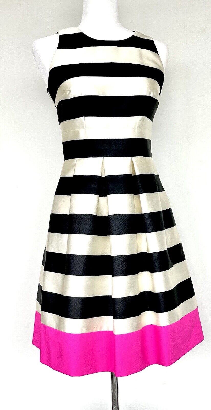 ELIZA J Size Size 2 Formal Striped A Line Dress NWT Retails $212