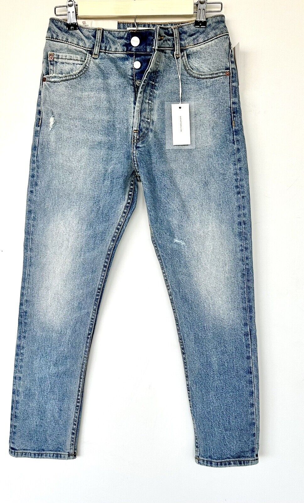 Warp And Weft CDG Paris High Rise Cigarette Jeans Retail $98 Price $58 Size 25