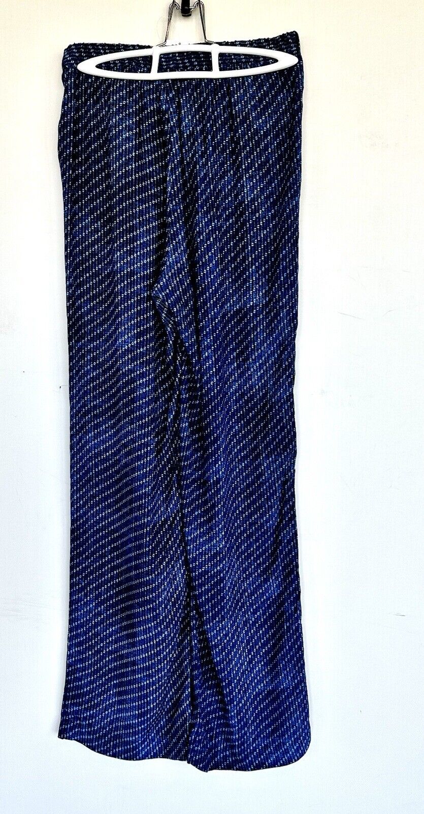 Karen Kane Navy Stripe Elastic Waist Pants XS Retail $128 Price $44 NWT