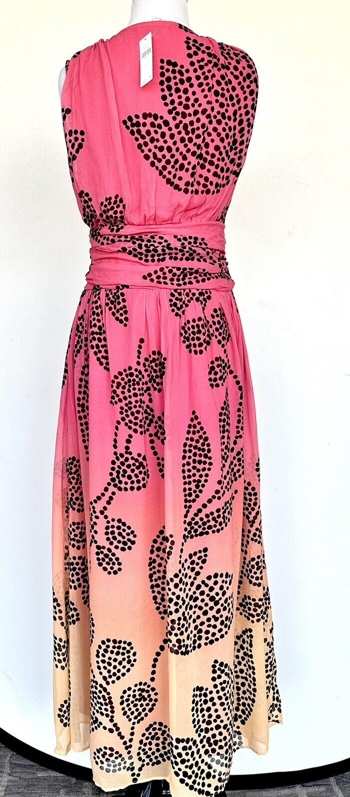 Anthropologie Verb Pallavi Singhee Chiffon Maxi Dress XS Retail $230 Price $148