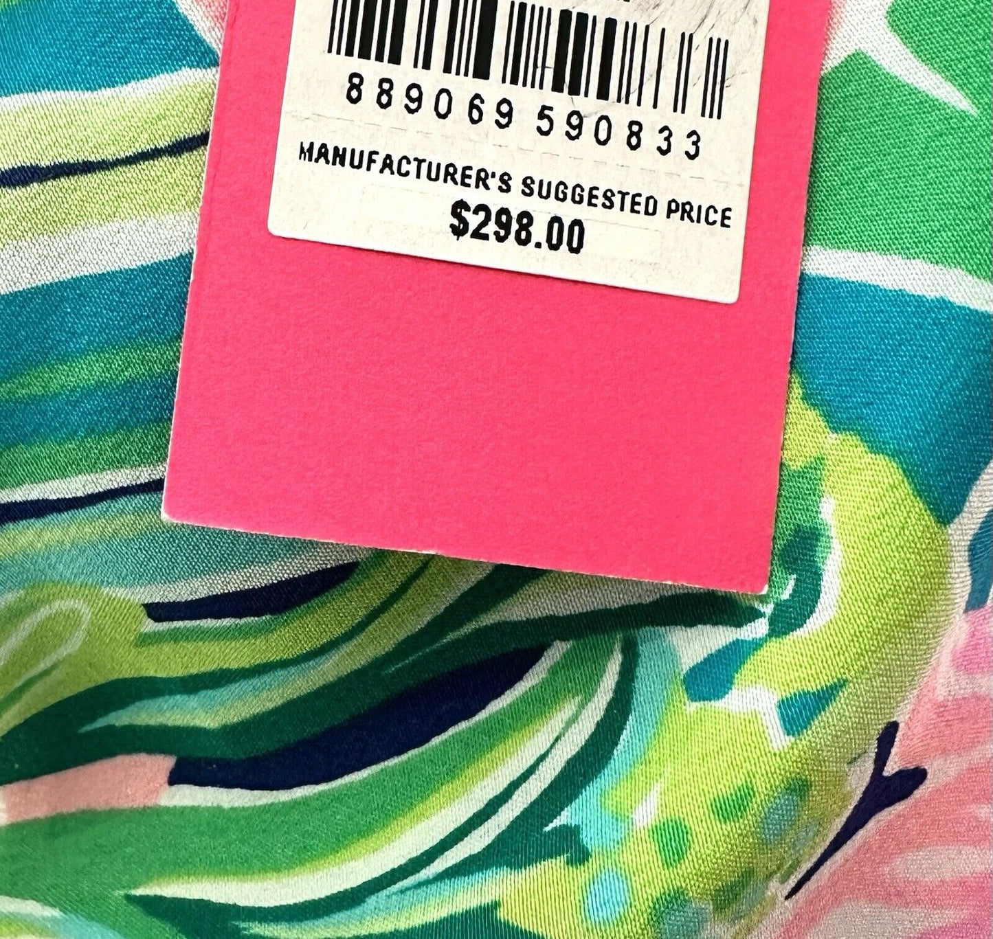 Lilly Pulitzer ELENORA Beaded SILK DRESS in Island Escape NWT SIZE M Retail $298