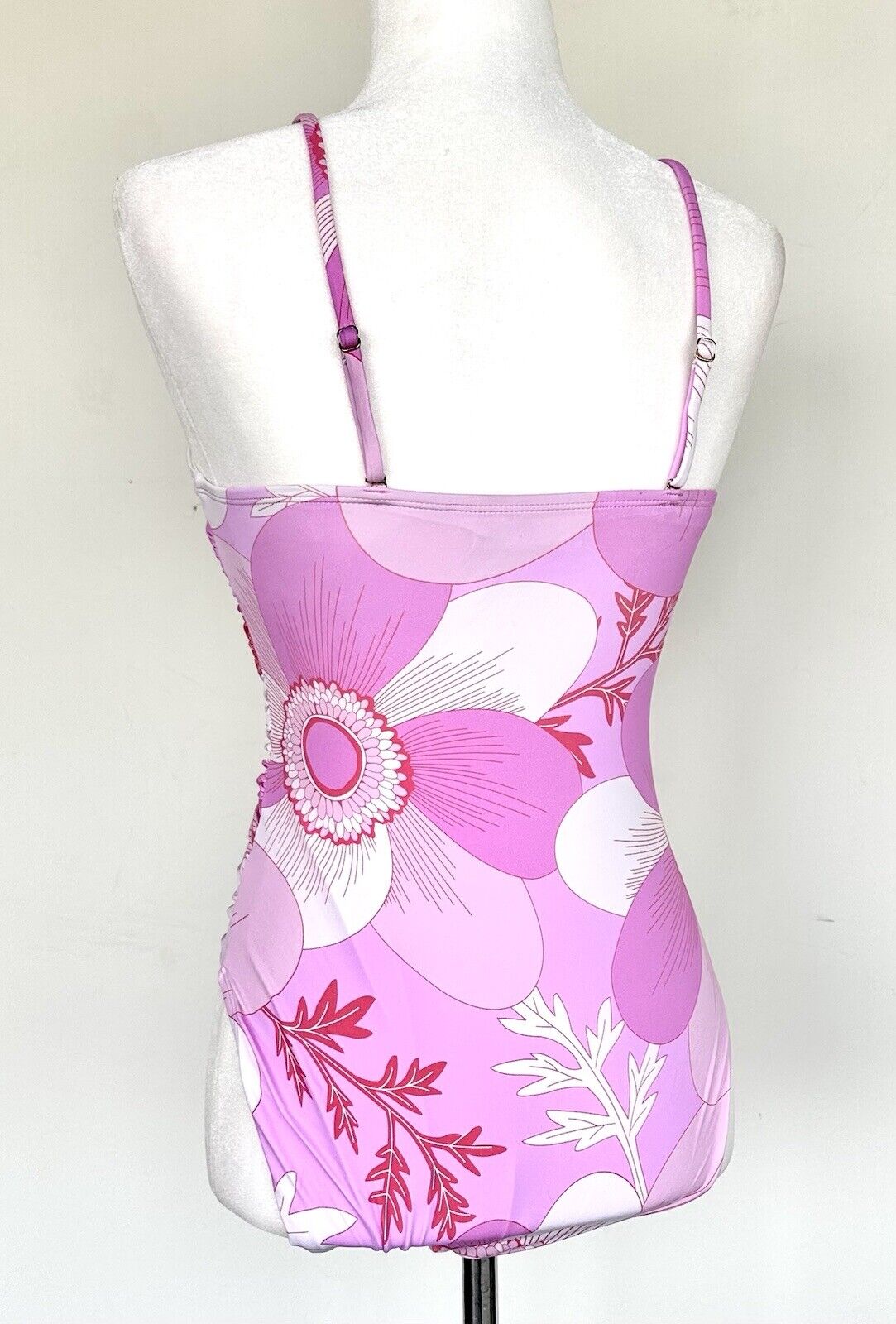 J Marie Maisie Swimsuit Sea Pink White Design Retails $124 Size XS