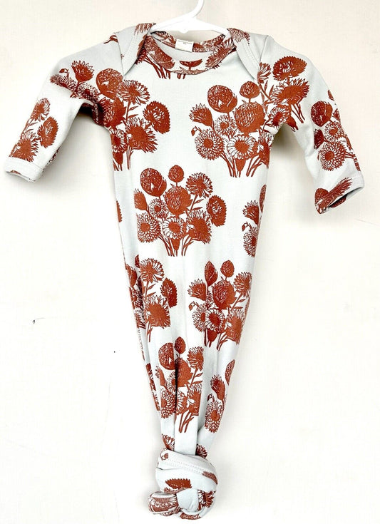 Kate Quinn 100% Organic Cotton Gown Retail $38 Price $26 0-3 M Orchid Rose