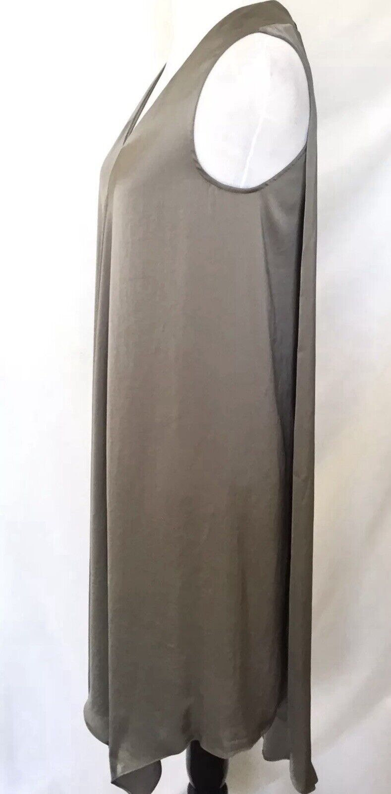 AllSaints Blaze Steel Grey Silky Dress.Retail $308 Price $125All Saints Size 0