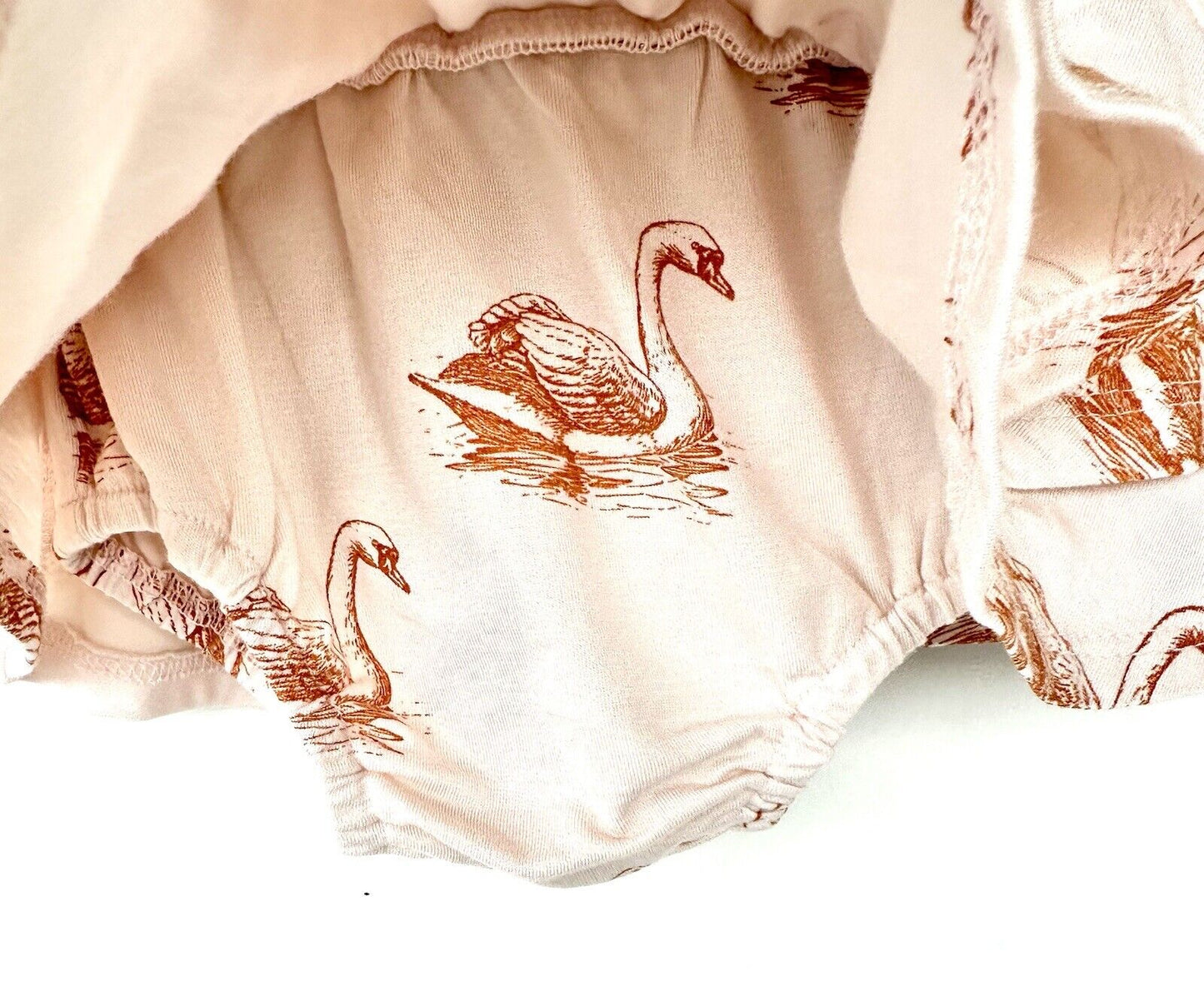 Kate Quinn Soft Modal Skirted Bloomer Retail $28 0-3 M Swan Design