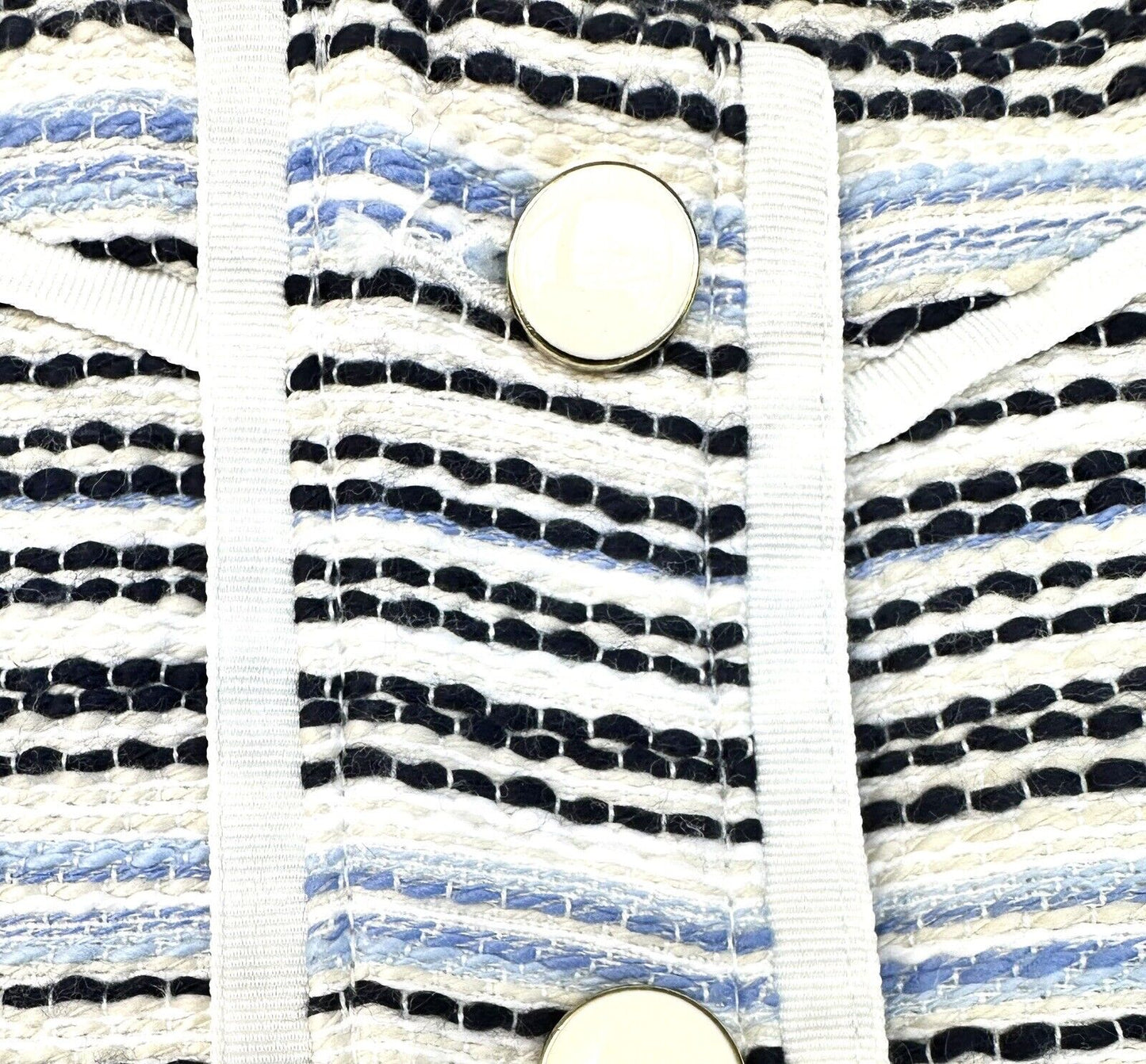 Janie and Jack Stitched Striped Jacket With Ribbon Detail. 18-24 M Retails $69