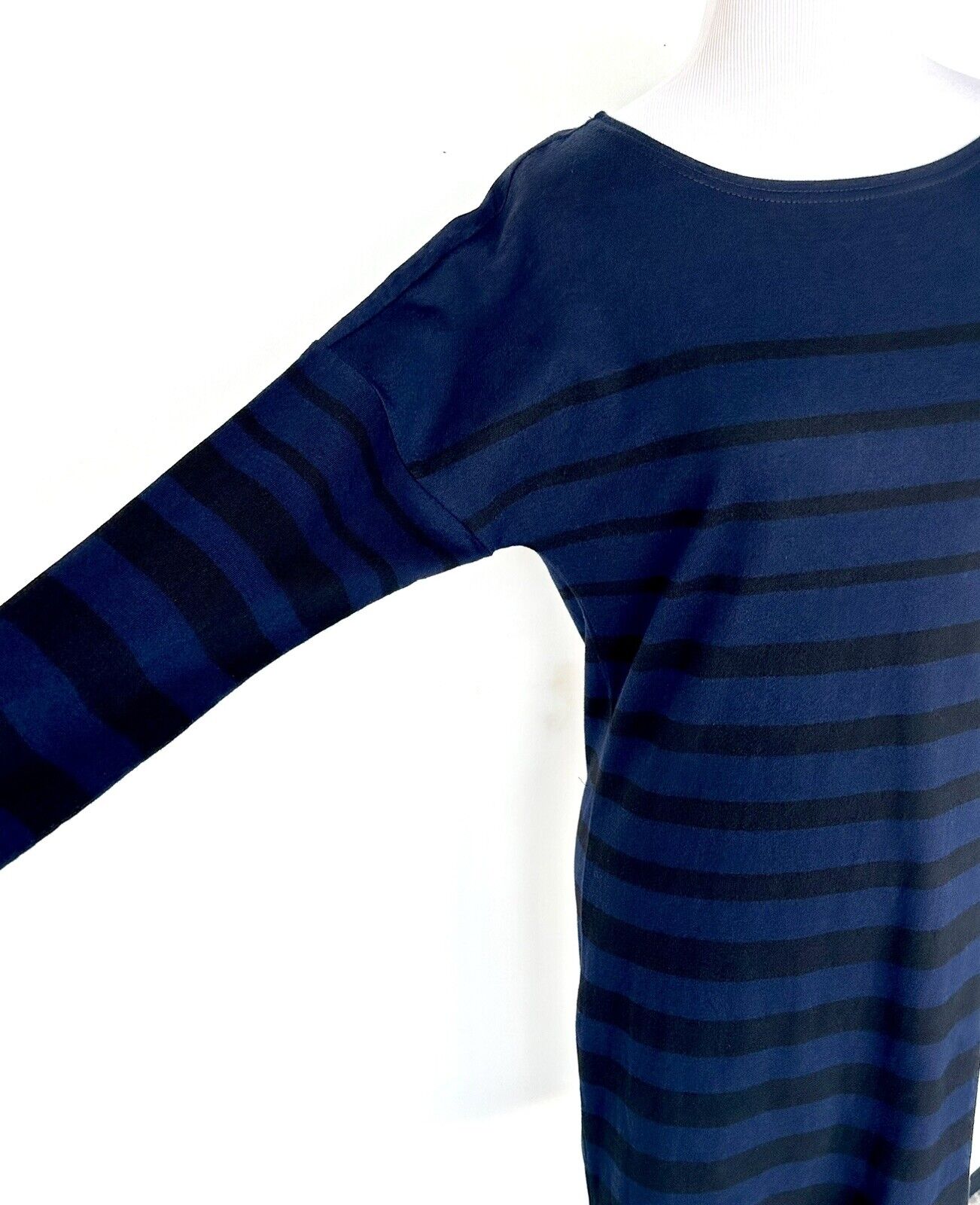 Scotch & Soda Blue Black Breton Stripe Dress NWT Retail $98 Size XS Stretch