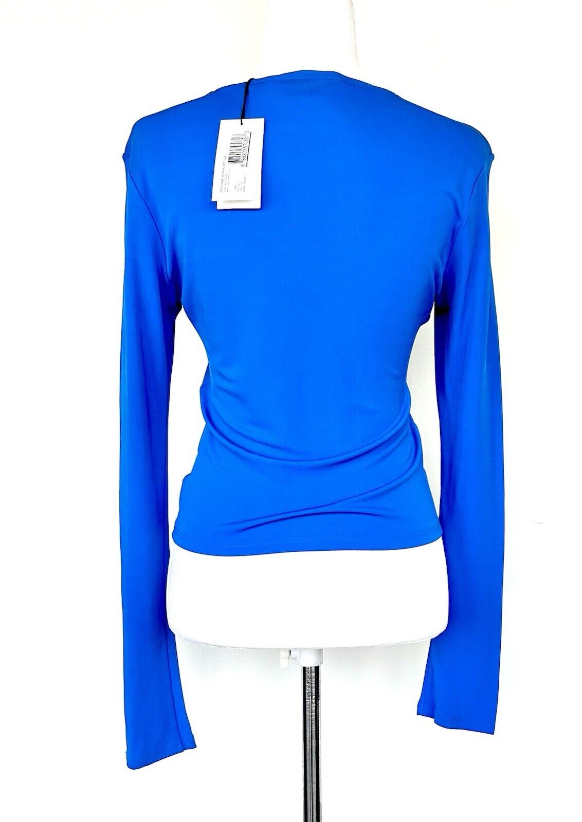 Proenza Schouler White Label  Circle Cutout Top Retail $295 Size M Blue