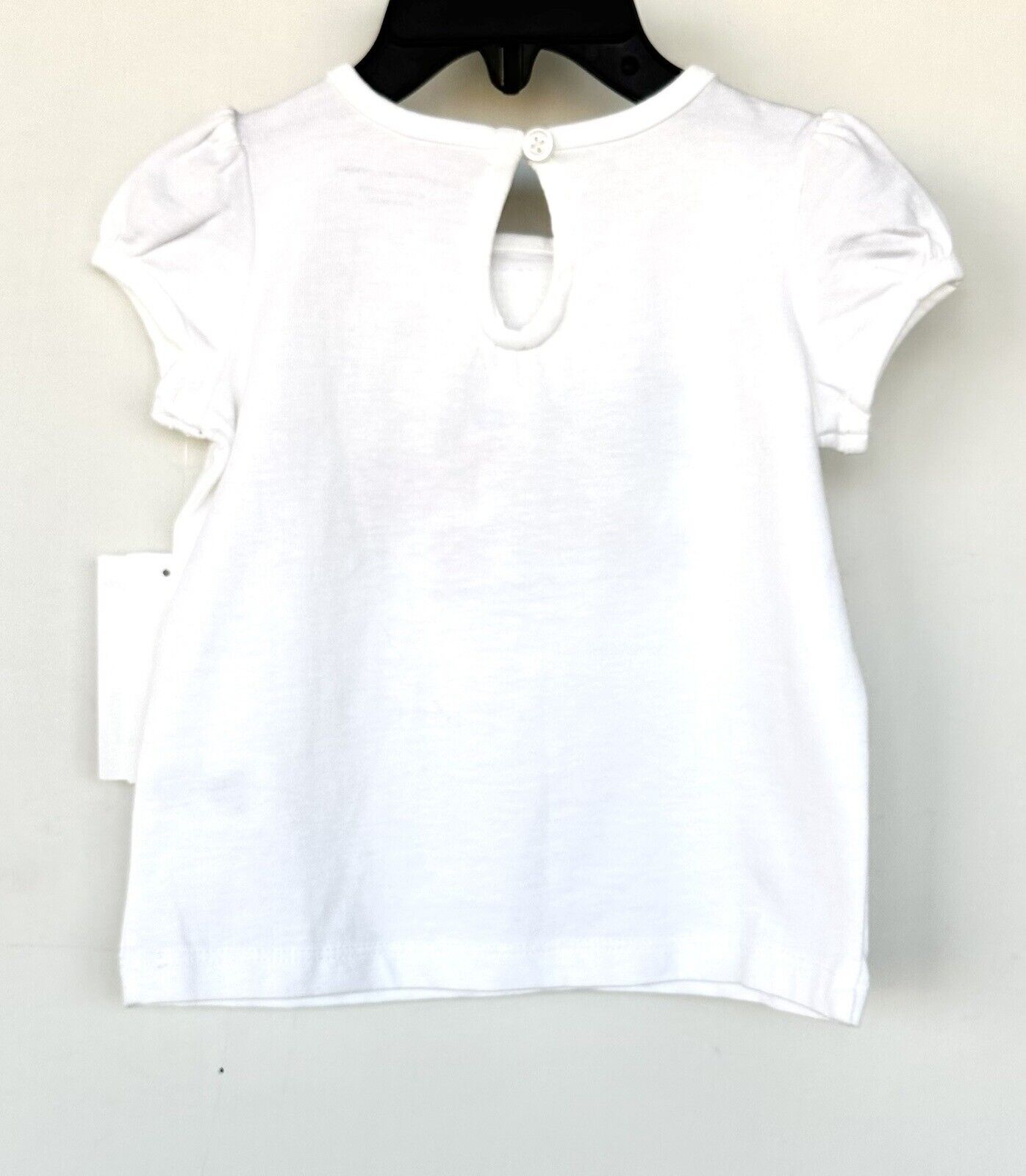 Janie And Jack Embroidered White Puff Sleeve Top $29 6-12 Months