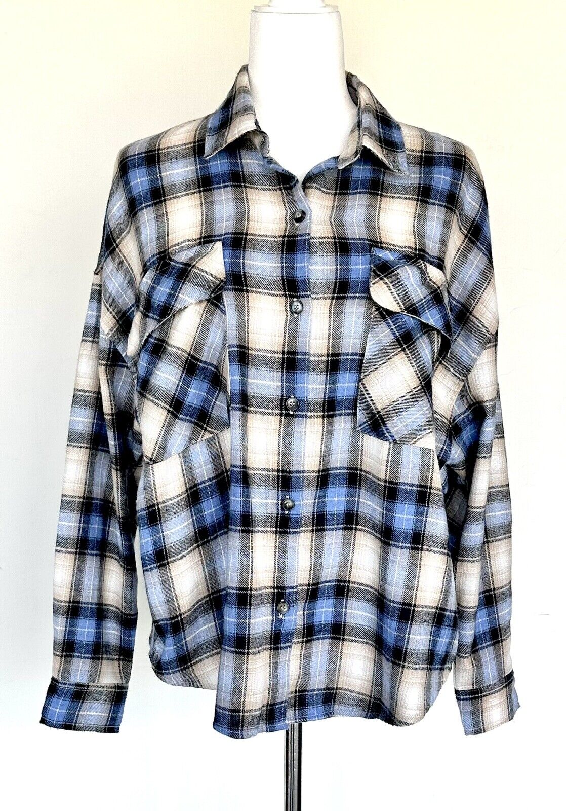By Together Plaid Shirt Oversized Slouch Shirt. Retail $74 Price $39 Size Small
