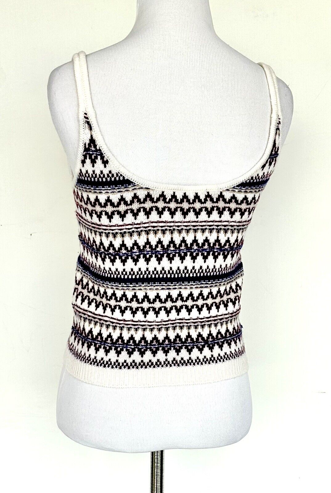 Rag And Bone Willow Fairisle Wool Crop Top. Size XS Retail $225 Price $89 NWT